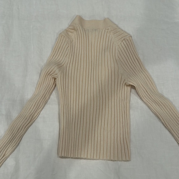 Cropped Cardigan - Cream - Picture 3 of 3